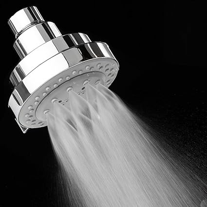 ALTON SHR20725 ABS 5-Setting Mist & Massage Flow Overhead Shower/Swivel Joint (Chrome)