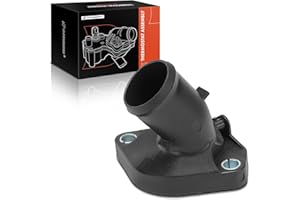 A-Premium Engine Coolant Thermostat Housing Water Outlet [50° Angle] Compatible with Nissan - Versa 2012-2019, Versa Note 201