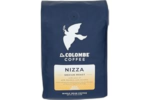 La Colombe Nizza Medium Roast Whole Bean Coffee - Notes of Milk Chocolate, Nuts & Brownie with Honey-Sweet Roasted Nuttiness, 24 Ounce (Pack of 1)