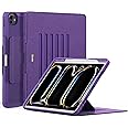 ZtotopCases for New iPad Pro 13 Inch Case 7th Gen M4(2024)/ Pro 12.9 Inch 6th/5th/4th Generation 2022/2021/2020, [6 Magnetic Stand Angles] Protective Cover with Pencil Holder, Auto Wake/Sleep, Purple