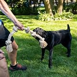 Fida Large Dog Rope Toy 92cm Indestructible Cotton Tug for Dogs view 5