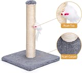 Nobleza Cat Scratching Post Small Activity Center Grey 25x25x35cm Sisal Toy view 2