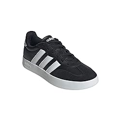 adidas Men's Barreda Sneaker, Black/White/Black, 11