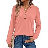 AUTOMET Womens Tops Long Sleeve Shirts Fall Fashion Clothes Henley Dressy Casual Blouses Trendy 2026
