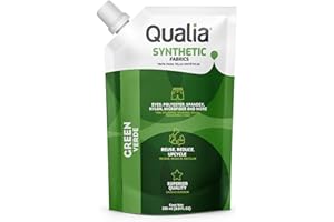 Qualia Synthetic Fabric Dye, Easy to Use, Perfect for Synthetic Fabrics: Polyester, Spandex, Nylon, and More, Ultra-Concentrated Colors for Vibrant Results, Green, 1 Pack