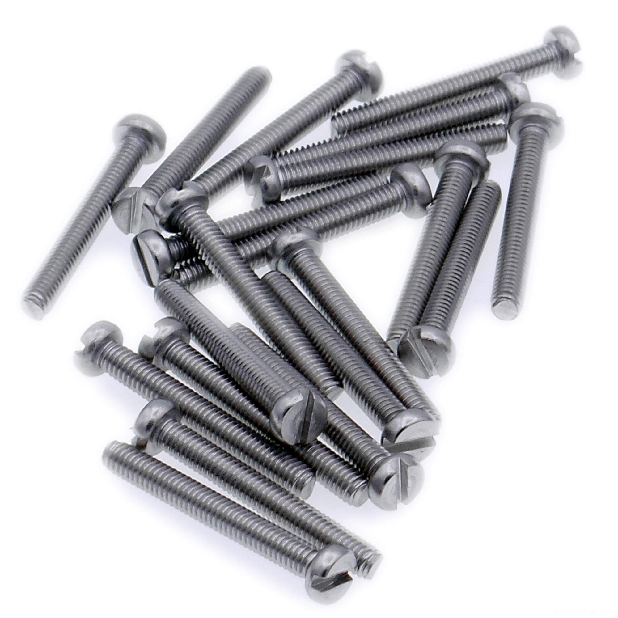 M2 (2mm x 14mm) Slot Cheese Machine Screw (Bolt) - Stainless Steel (A2) (Pack of 20)