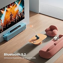 Mini Projector with WiFi and Bluetooth, 4K 1080P