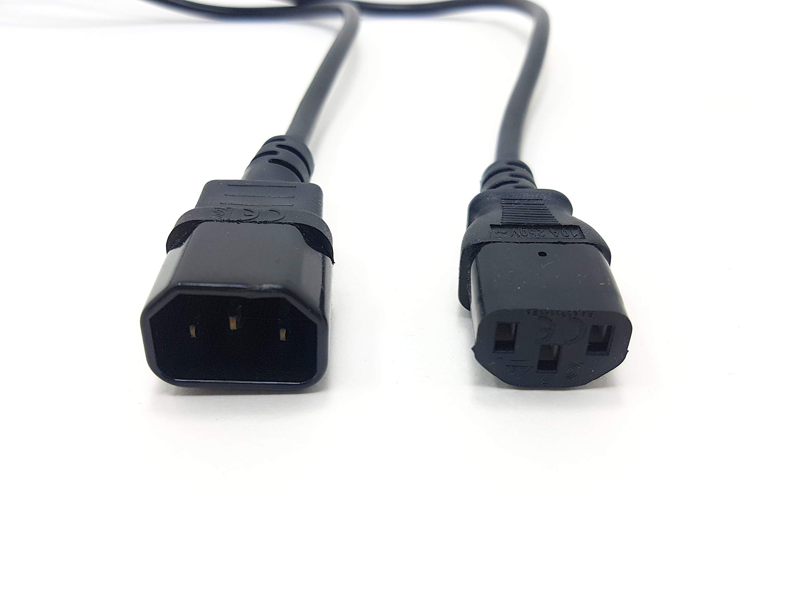 MainCore 0.5m C14 to C13 Power Extension Cable – 50cm IEC Kettle Lead Male to Female for PDU, UPS, Server, Monitor, and IT Equipment (50 cm)