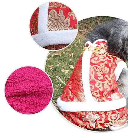 Platos Legendog Escudo para Perros Abrigo Engrosado De Felpa Traje para