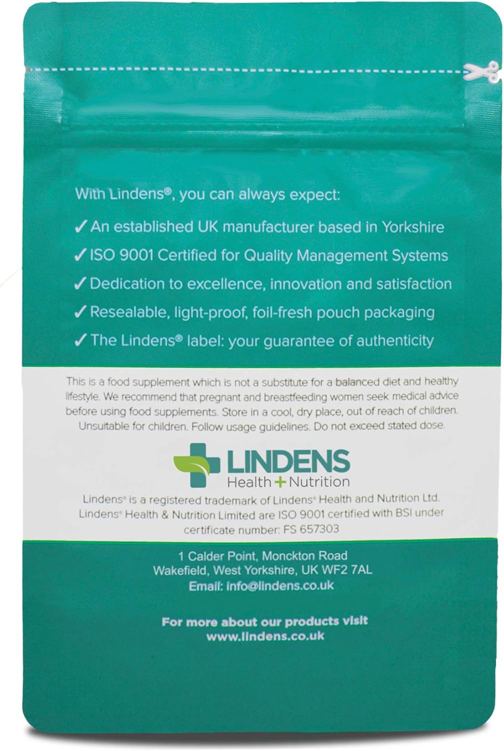 Lindens Chromium Max 1000mcg Picolinate - 360 Vegan Tablets, White Speckled, 1 count (Pack of 360) - Image 3
