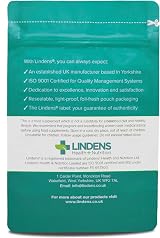 Lindens L-Arginine 500mg 90 Capsules UK Made Nitric Oxide Supports Vascular view 2