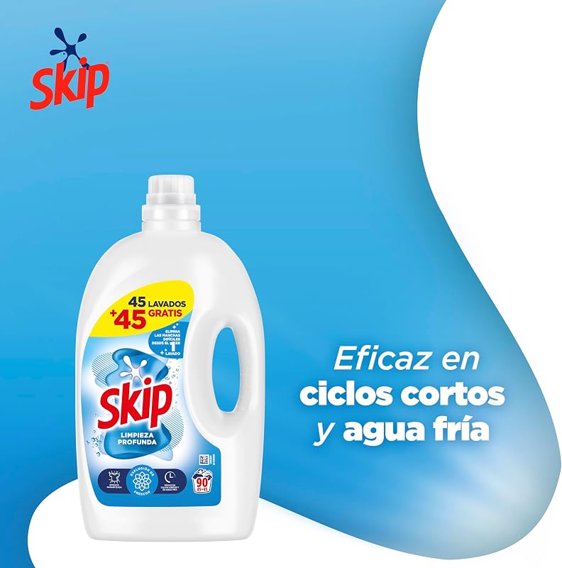 Ultimate Limpieza profunda Detergente líquido, 45+45 lavados