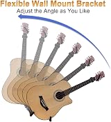 Yumzeco TTCR-II Guitar Wall Mount Hanger Horizontal Rack view 2
