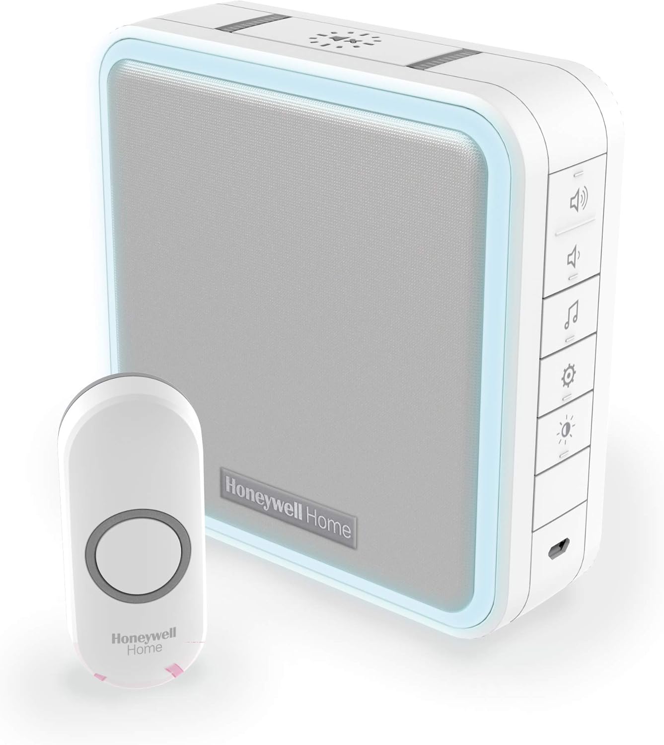 Honeywell Home DC915N Series 9 Portable, Wireless LED Doorbell Chime