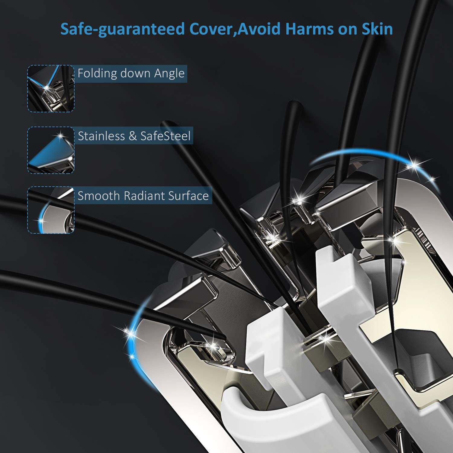 Nose Hair Trimmer, Vodool Ear Hair Trimmer Painless Trimming Electric Nose Ear Hair Trimmer for Men Women