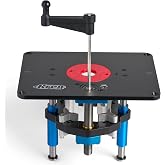 Kreg Precision Router Lift, Router Table Lift, PRS5000 | Router Table Lift System, Durable Router Plate Insert, Router Table Plate Insert