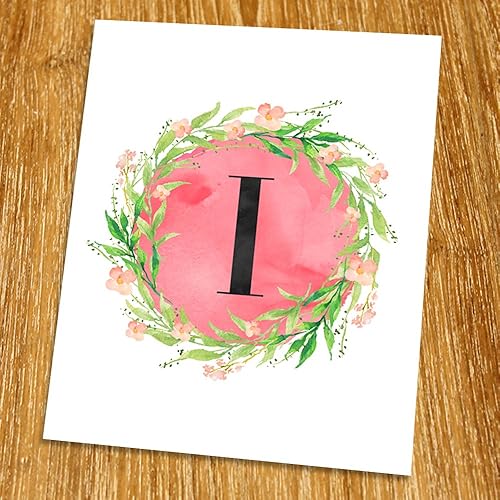 Amazon Com I Monogram Print Unframed Nursery Wall Decor