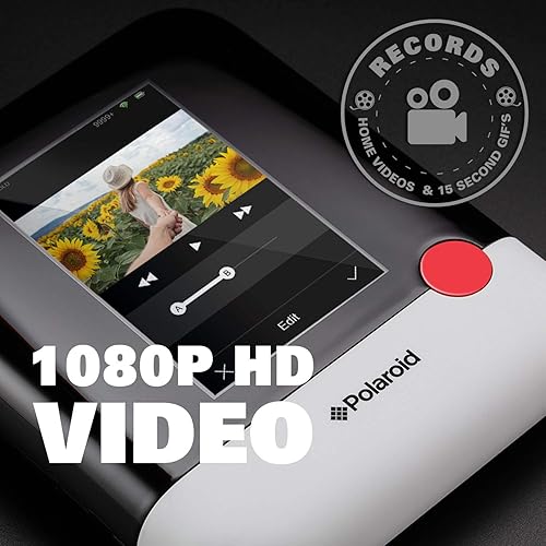 Polaroid Pop Wireless Portable Instant 3x4 Photo Printer Digital