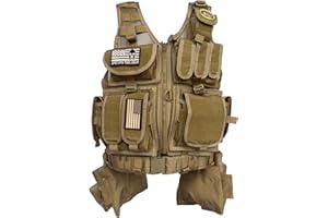 SPEC OPS TOOL GEAR SOTG Delta Tactical Tool Vest with Tools Pouches, Lightweight & Durable Construction Vest with Weight Dispersal Technology