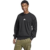 adidas mens Essentials Feel Cozy Fleece Sweatshirt