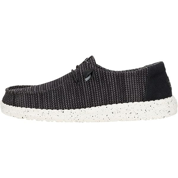 Amazon.com | HEYDUDE Womens Wendy Funk Crafted Tweed Black 5