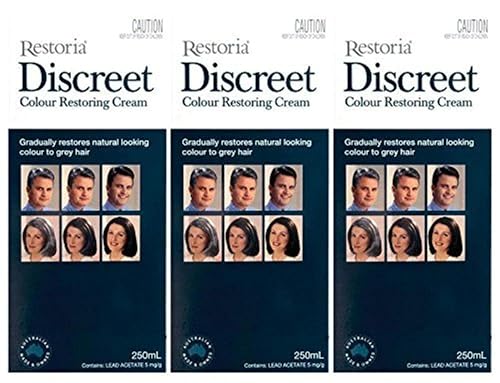 3 BOXES of Restoria Discreet Colour Restoring Cream 250ml by Fleurz in ...