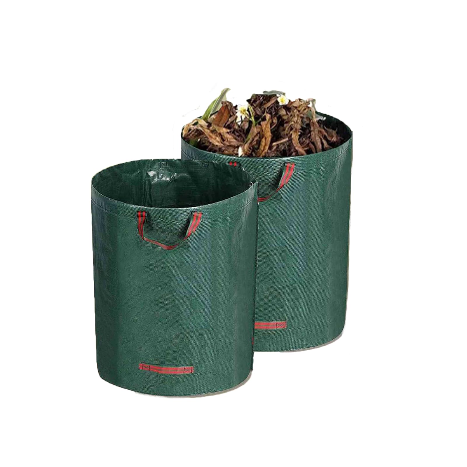 zalati Garden Waste Bags Reusable Garden Sacks Water-resistant with Handles for Collecting Garden Waste, Plant waste grass and Leaves - 100L