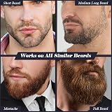 LOPHE Beard Growth Kit - Oil, Balm, Shampoo, Comb, Scissors, Beard Care Set view 9