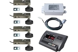Livestock Scale Kit, 5T/11000LBS High Precision Load Cell Scale with an-ti-Slip Rubber Mat, Overload Protection, Water-Proof 