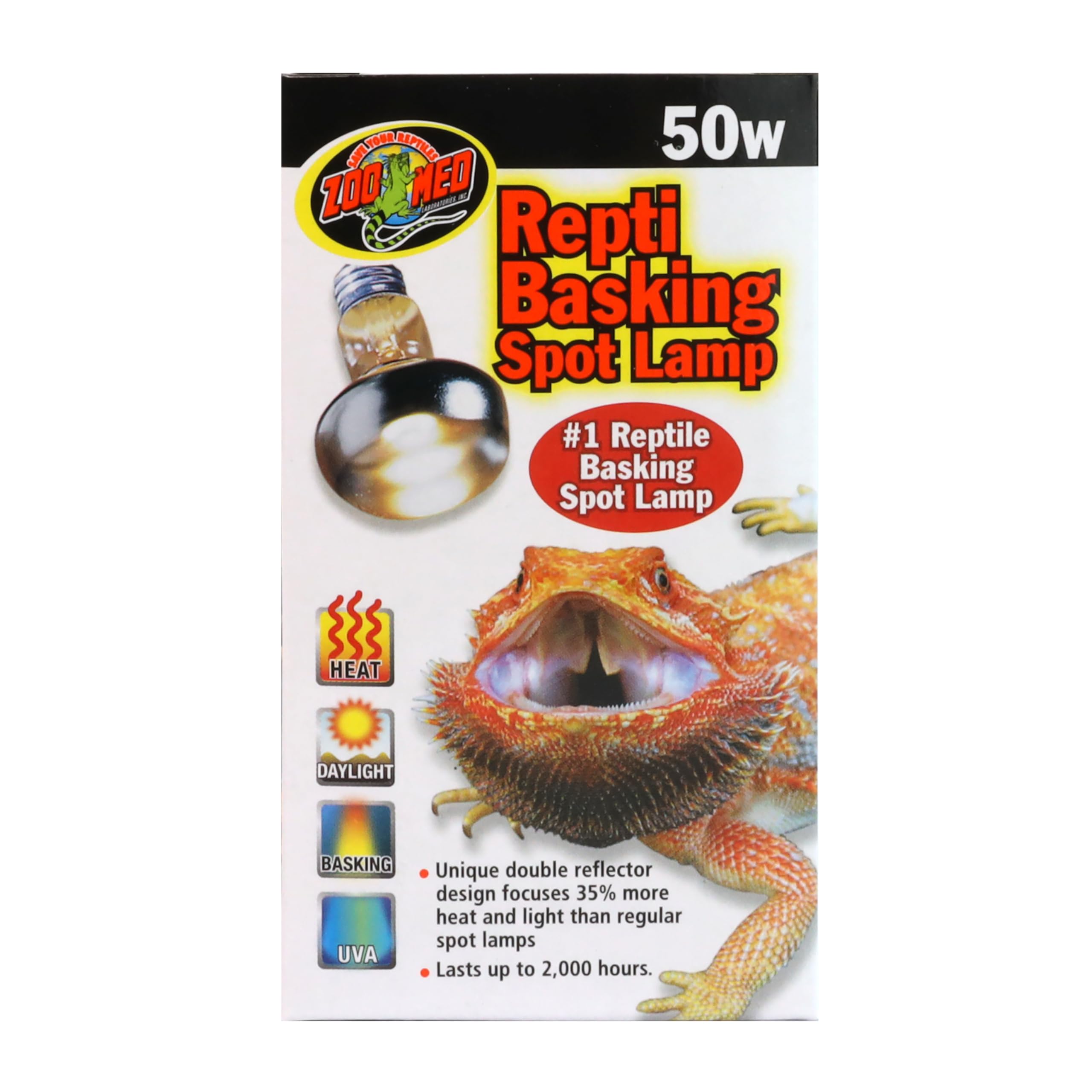 Photo 1 of Zoo Med Repti Basking Lamp 50 Watt for Reptiles
