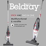 Beldray 2 in 1 Upright Vacuum Cleaner 600W Bagless 1L HEPA Corded view 3