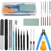 XINMEIWEN 24Pcs Gundam Model Tools Kit Hobby Building Tools Modeler Basic Tools Craft Set for Car Model Building Repairing and Fixing