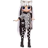 LOL Surprise OMG Lights Groovy Babe Fashion Doll with 15 Surprises Accessories Set | Includes Fashion Doll and Magic Black Light Surprises| Great Gift for Girls | Collectible