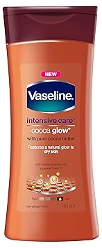 Vaseline Intensive Care Cocoa Glow Body Lotion 40 ml - (Pack of 3)