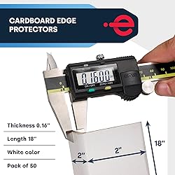 ESK Packaging Cardboard Corners for Packing - 2"W x