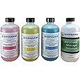 pH Buffer Calibration Solution Kit 4-Pack — 250 mL (8.4 fl oz) Each: pH 4.00 Buffer, pH 7.00 Buffer, pH 10.00 Buffer, and Electrode Storage Solution — NIST Traceable Reference Standards