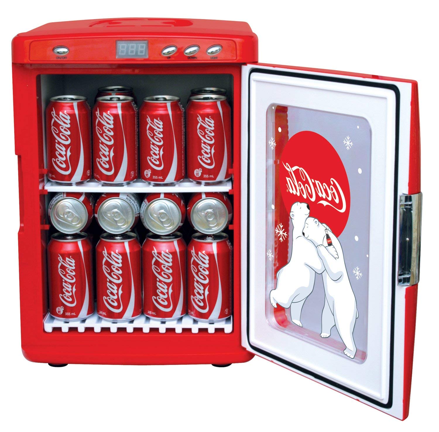 Coca Cola KWC-25 - Refrigerador de Pantalla, Color Rojo: Amazon.es ...