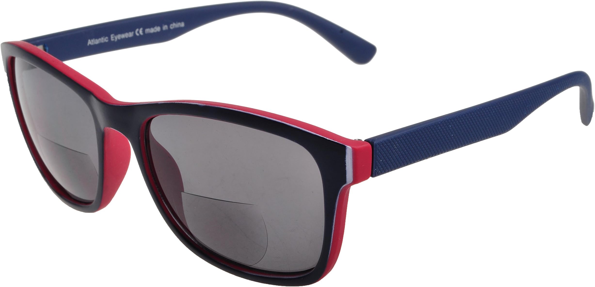 Atlantic Eyewear AE0022 Stylish Bifocal Reading Sunglasses for Men and Women with matching pouch +3.50