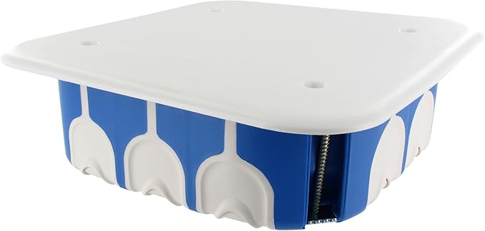 Caja de empotrar multimaterial RT2012 con tapa, 120 x 120 x 40 mm: Amazon.es: Iluminación
