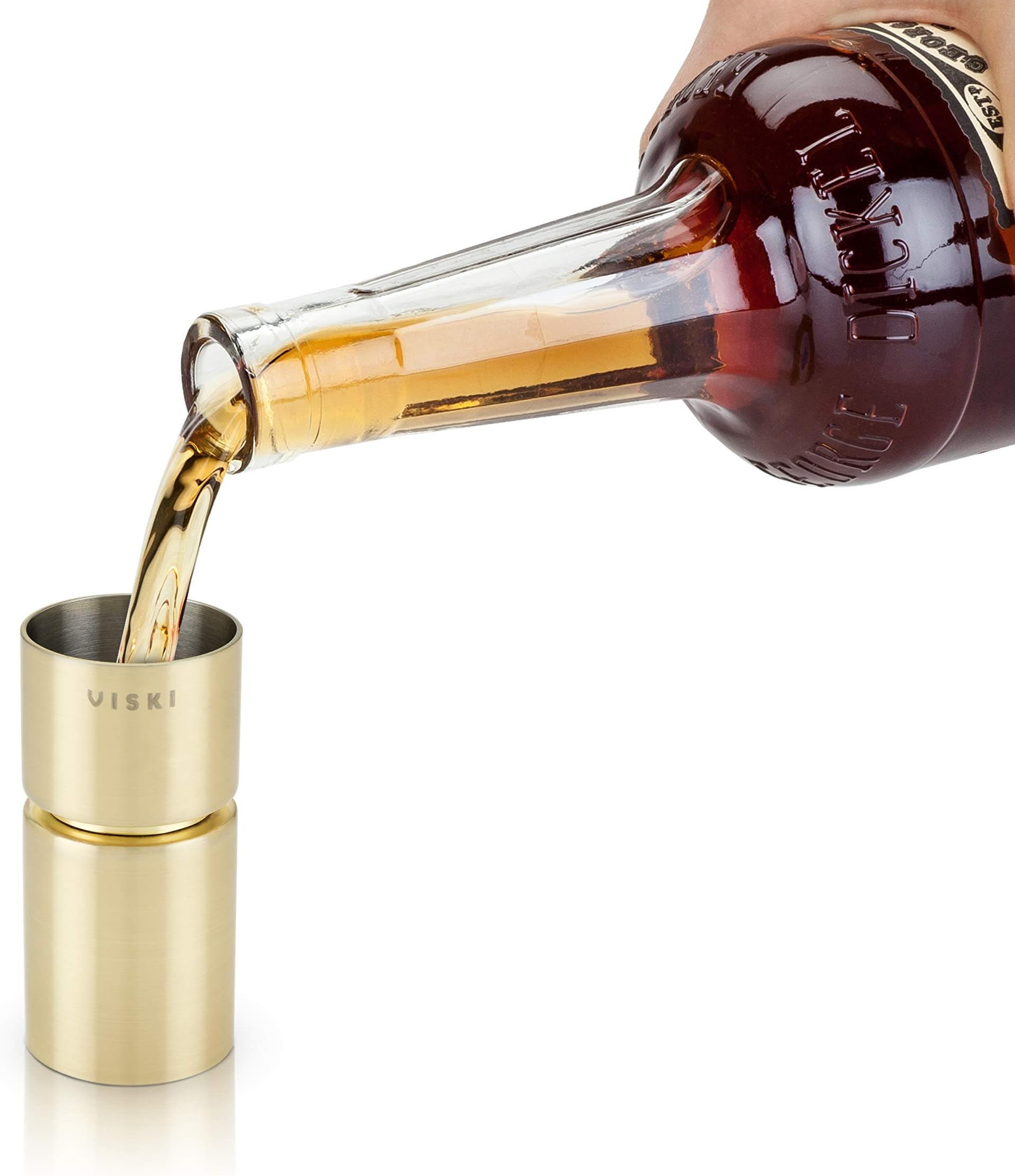 Viski 5322 Belmont Matte Modern Jigger, Gold