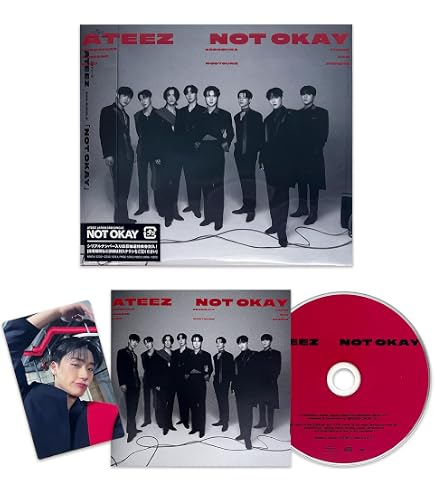 Amazon.com: ATEEZ - 3rd JAPAN SINGLE NOT OKAY Limited B Ver