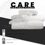 GC GAVENO CAVAILIA Fade Resistant Towels Set 700 GSM 100% Cotton White 4 Pack view 6