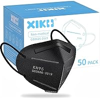 MGT MASK L60袋　S140袋 Amazon.com: Lyka Distribution KN95 Black Face Masks - 50