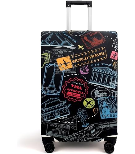 Housse De Protection Valise élastique Anti-rayures - Fermeture éclair, Lavable, Tailles S à XL Pour 45-81 Cm - 2