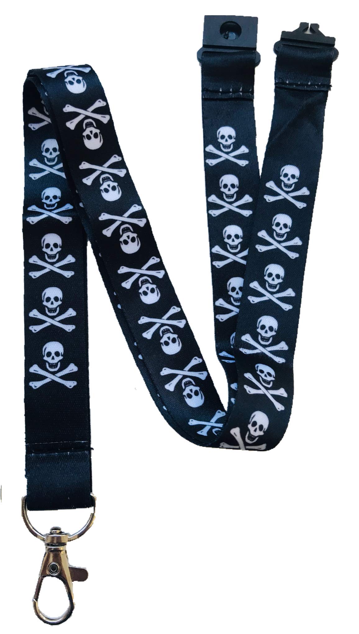 PAC Supplies Global Pirate/Jolly Roger/Scull & Crossbones Neck Lanyard With Safety Breakway
