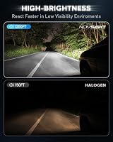 NOVSIGHT 9005 HB3 LED Headlight Bulb 90W 30000LM 6500K 12V Pair view 3