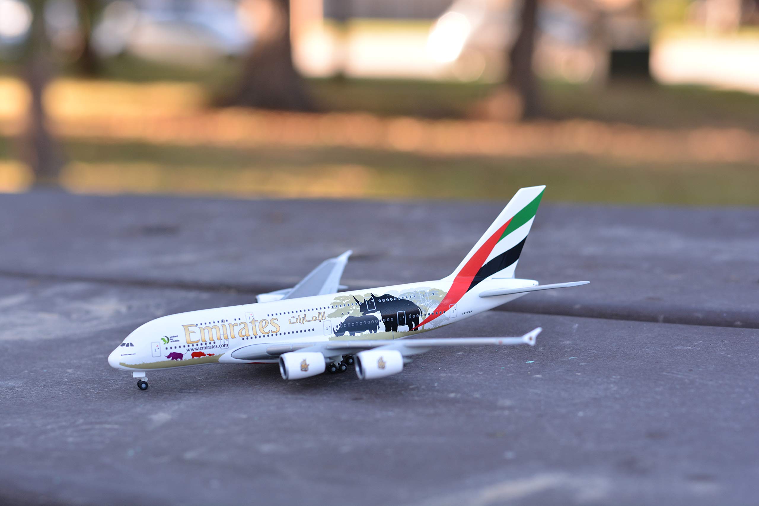 herpa 532723 (No.2) Emirates' Airbus A380 United for Wildlife (No. 2), multi-coloured