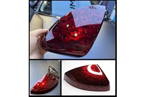 ASENDIWAY Red Forged Gloss Carbon Fiber Vinyl Wrap Roll Stretchable Decal Sticker Film Sheet Air Release DIY Decoration Vinyl