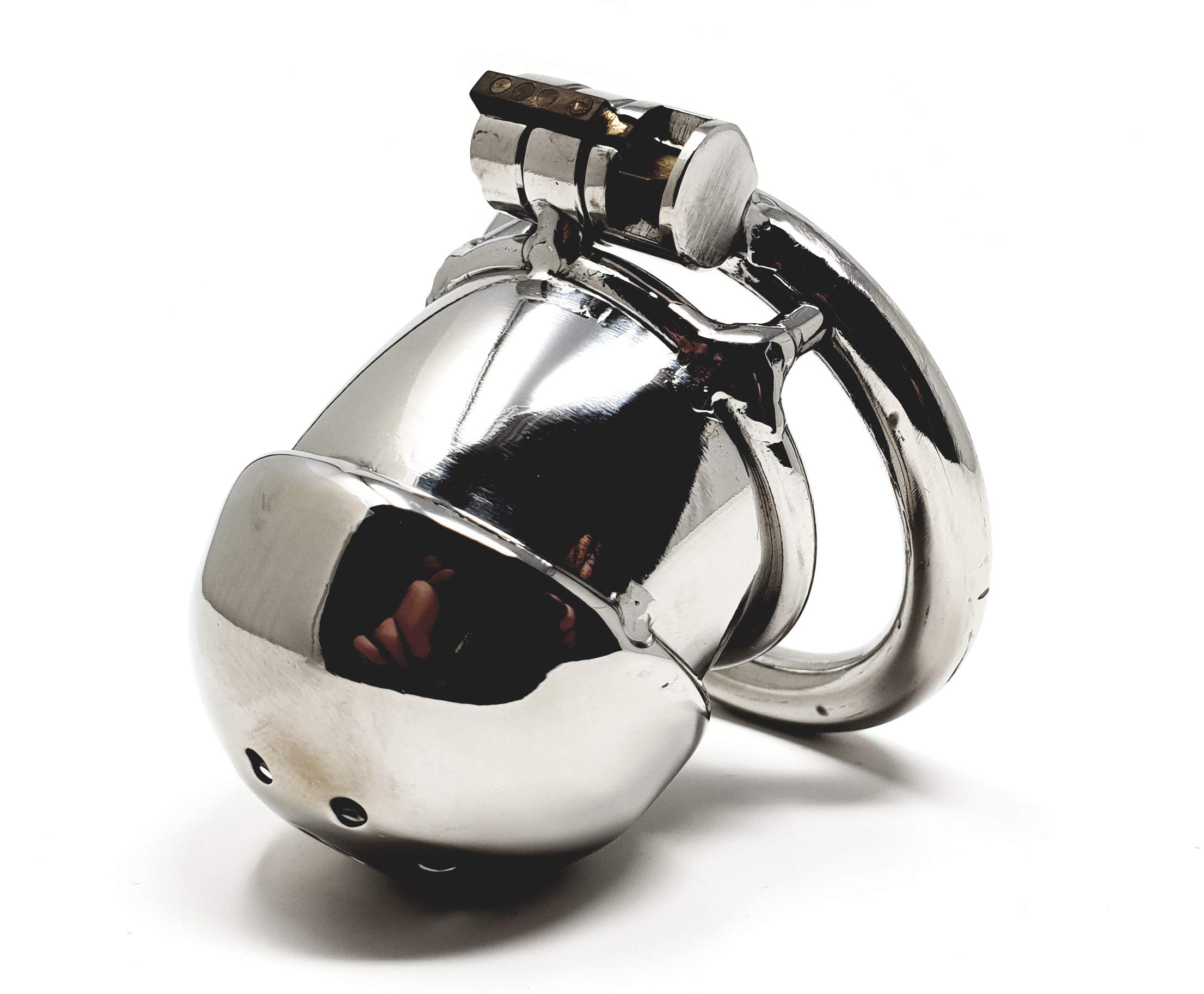 Bondage Masters Male Chastity Device with Perforated Tip