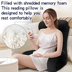 Tinuniyaa Back Pillow for Bed Sitting Up, Reading